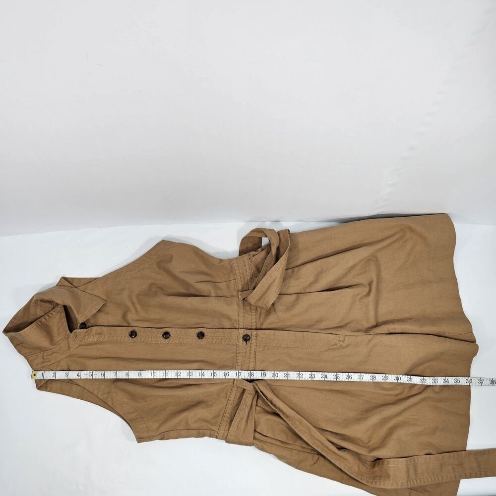 Banana Republic Tan Safari Utility Romper Belted Sleeveless Size 6 - Picture 9 of 9